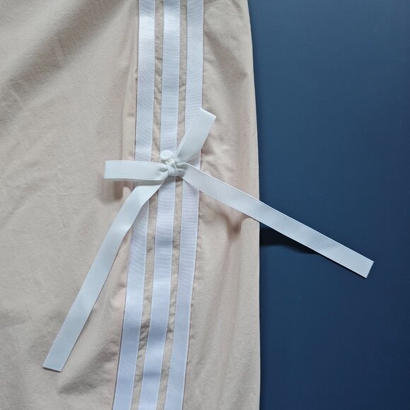 adidas Dance Woven Pants Women's Training ribbon bow tie sandy Pink Asia Fit - Picture 6 of 14